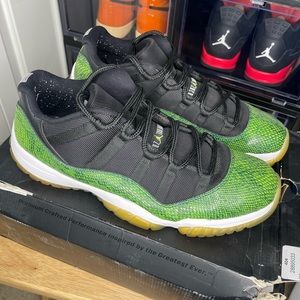 Jordan 11 “Green Snakeskin” Size 13